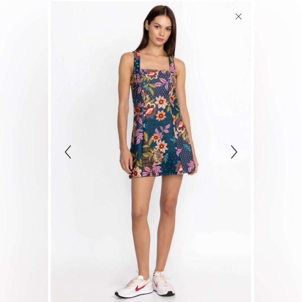 NWT Rare Johnny Was Active Delfino Twist Back Tennis Dress, Size XS